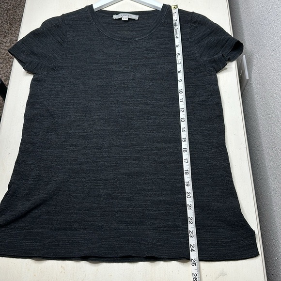 LOFT Cotton Blend Short Sleeve Top Size Medium - Picture 9 of 9